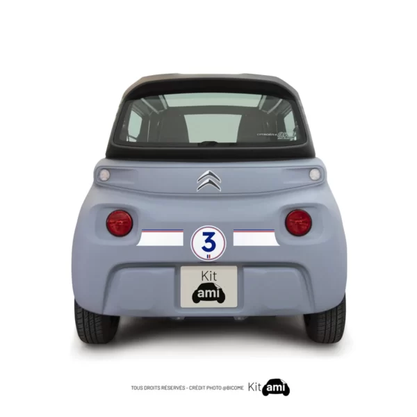 Stickers Ami citroën - Number white - KitAmi