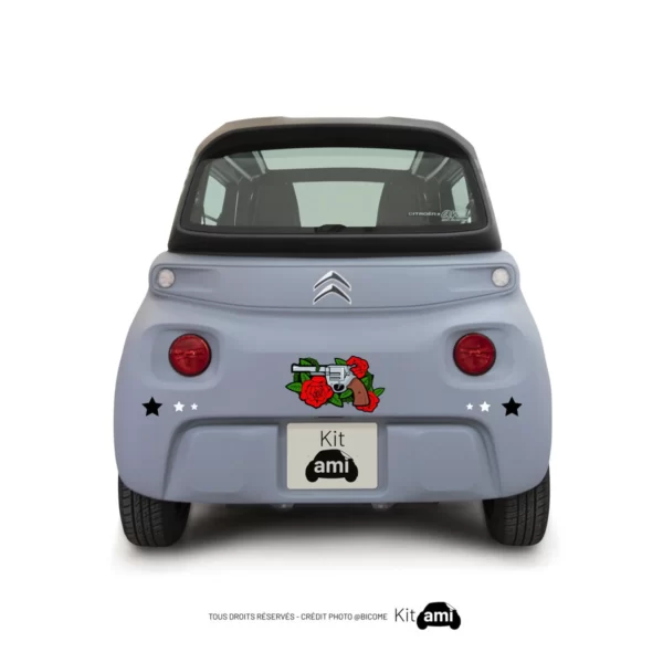 Stickers Ami citroën - far west roses - KitAmi