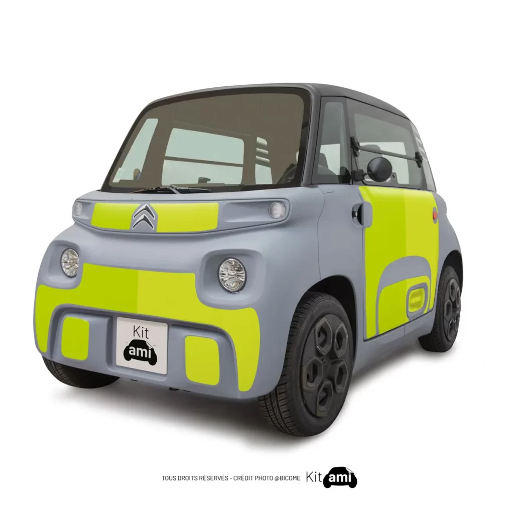 Stickers Ami citroën - Kit deco ami - tendance duo citrus- KitAmi