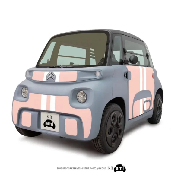 stickers citroen ami - Kit deco ami - Pale Pink