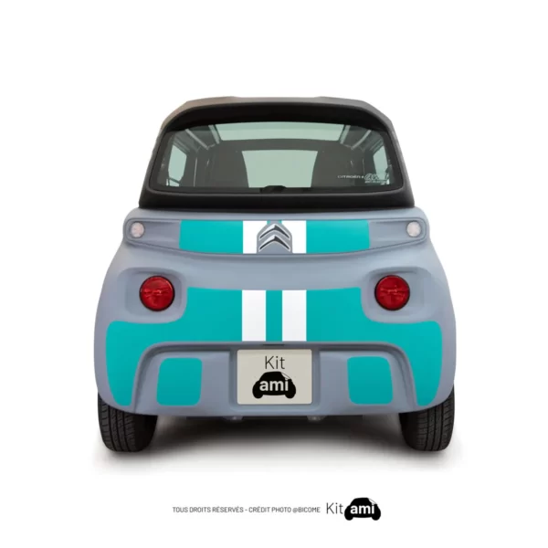 stickers citroen ami - Kit deco ami -Turquoise lines