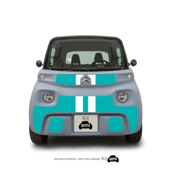 stickers citroen ami - Kit deco ami -Turquoise lines