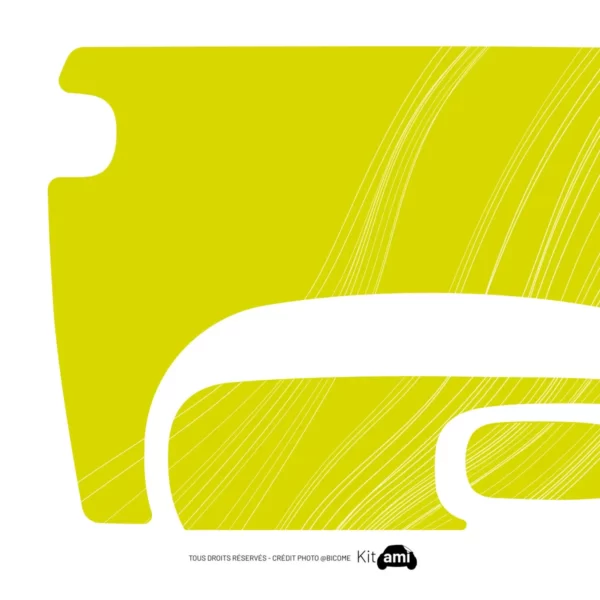 stickers citroen ami - Kit deco ami - abstract-waves-citrus
